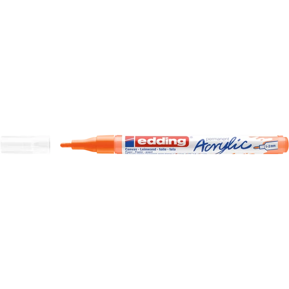 Akril marker 1-2mm, Edding 5300 neon narancssárga
