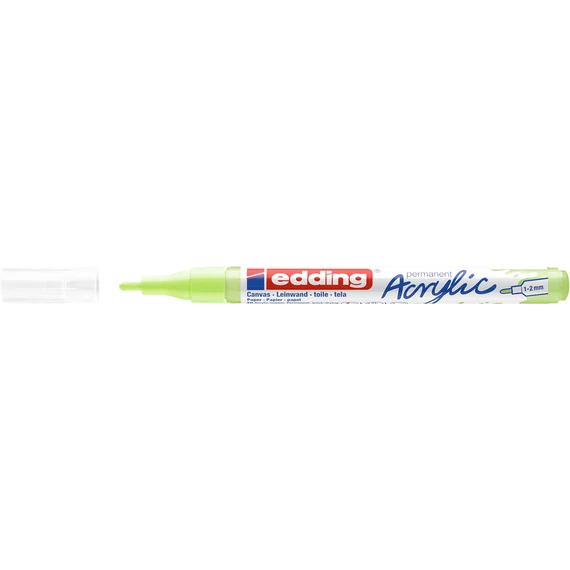 Akril marker 1-2mm, Edding 5300 pasztellzöld