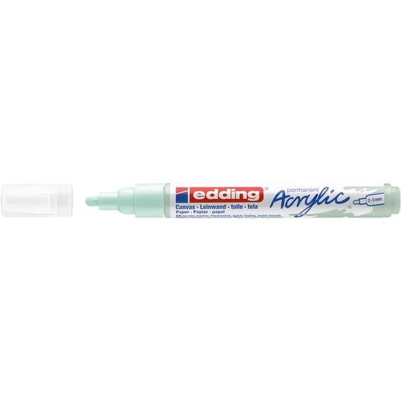 Akril marker 2-3mm, Edding 5100 menta