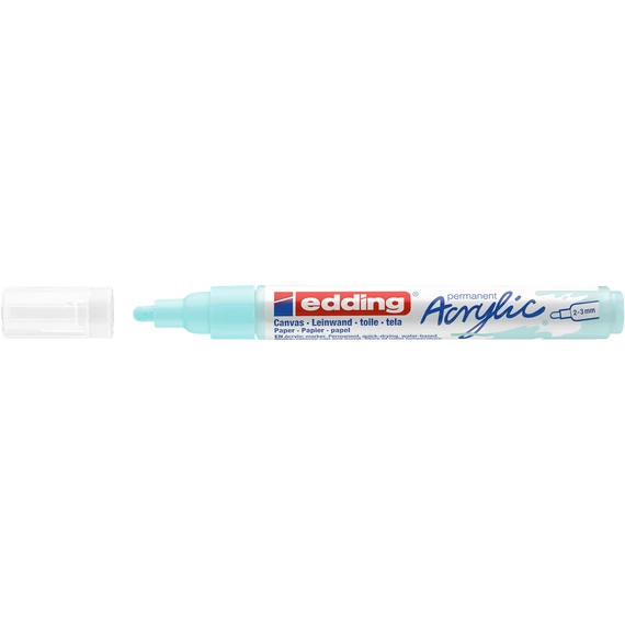 Akril marker 2-3mm, Edding 5100 pasztellkék