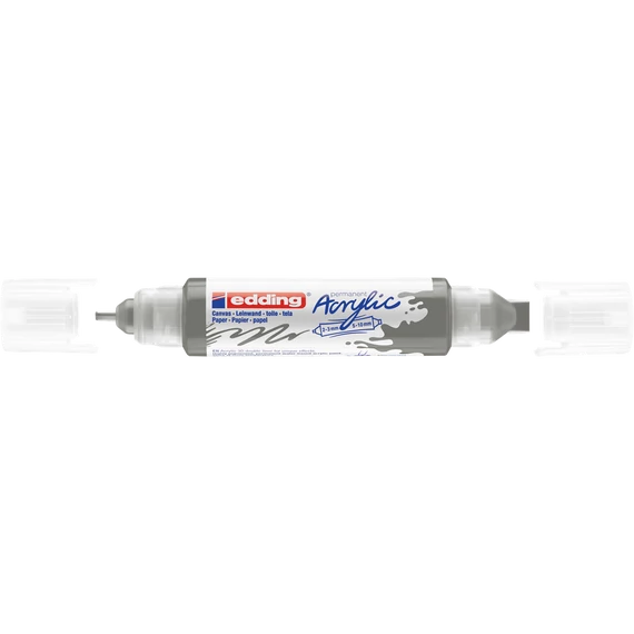 Akril marker 2-3mm, és 5-10mm, 3D kétvégű Edding 5400 antracit