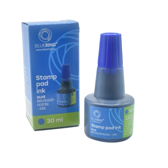 Bélyegzőfesték 30ml, Bluering® Flower kék