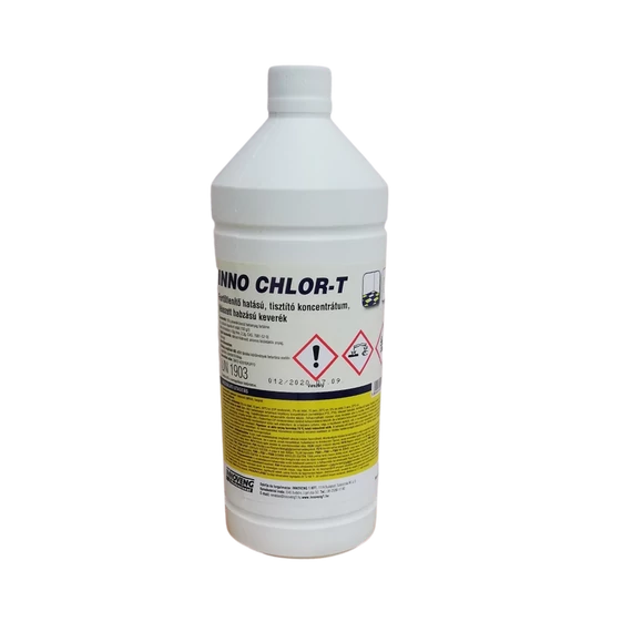 Fertőtlenítő hatású tisztítószer 1 liter klóros Inno Chlor T