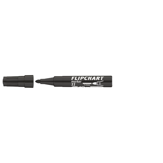 Flipchart marker vízbázisú 3mm, kerek Artip 11 fekete