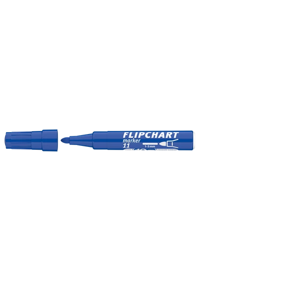 Flipchart marker vízbázisú 3mm, kerek Artip 11 kék