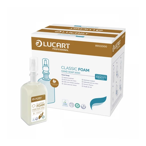 Habszappan utántöltő 1 liter Identity Classic Lucart_89111000