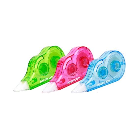 Hibajavító roller 5mmx5,5m eldobható Compact áttetszó test Antilop