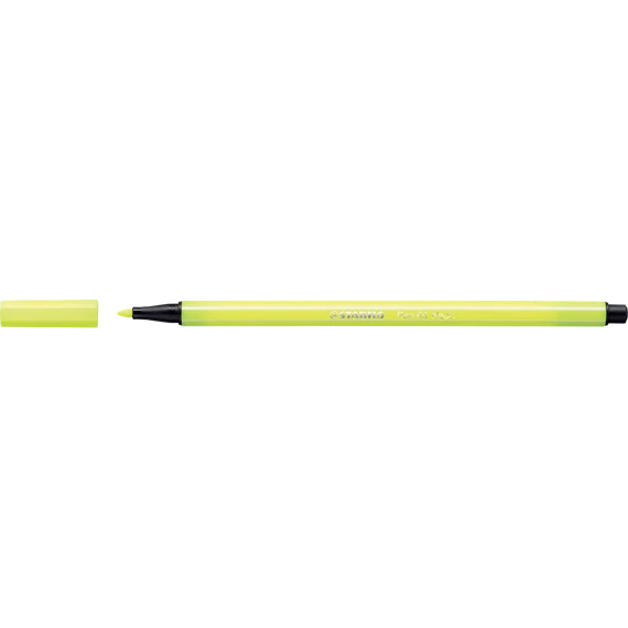 Rostirón, filctoll 1mm, STABILO Pen 68 neon sárga