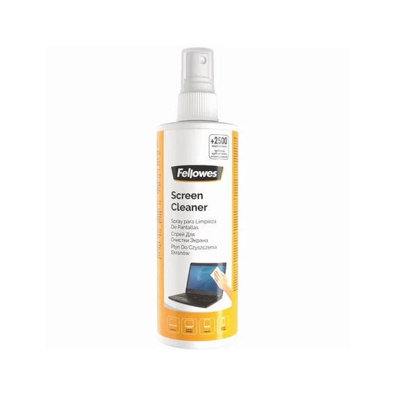 Tisztítófolyadék, képernyőhöz, pumpás, 250 ml, Fellowes®
