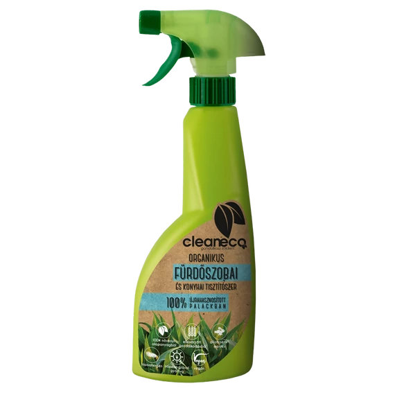 Tisztítószer konyhai és fürdőszobai szórófejes 500 ml organikus Cleaneco