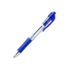 Kép 1/5 - Golyóstoll 0,7mm, nyomógombos, gumírozott fogórész, kék átlátszó test, Bluering® R2, írásszín kék