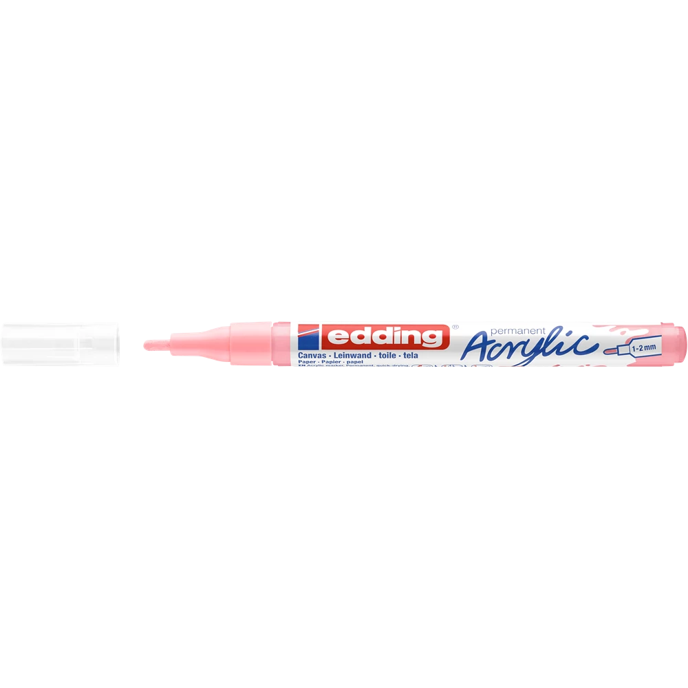 Akril marker 1-2mm, Edding 5300 mályva