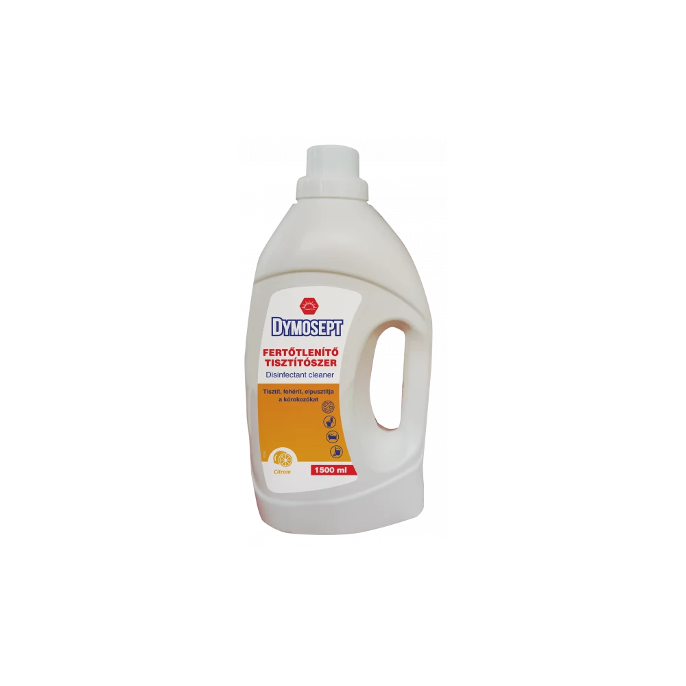 Fertőtlenítő hatású tisztítószer 1,5 liter Dymosept citrom