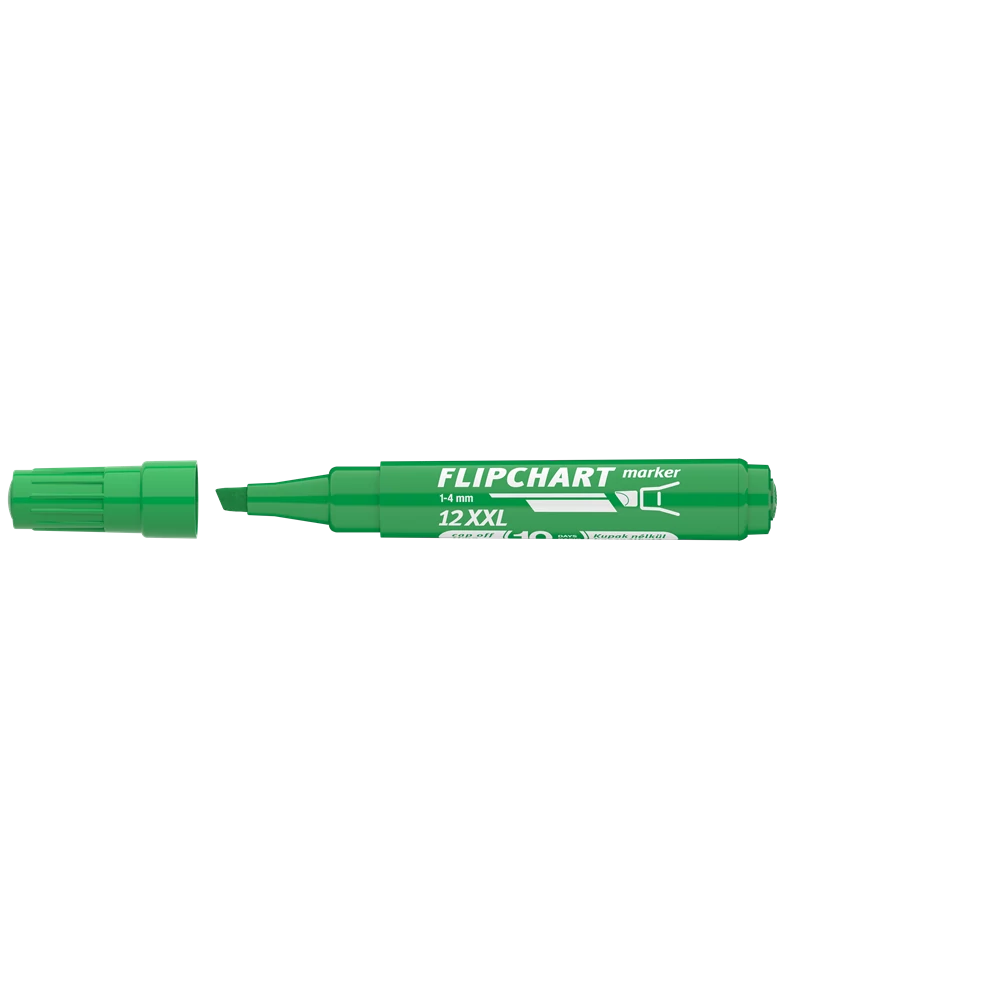 Flipchart marker vízbázisú 1-4mm, vágott Artip 12XXL zöld
