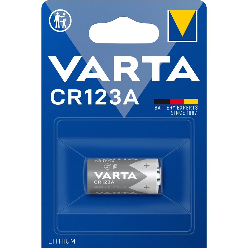 Fotóelem CR 123A 1 db/csomag, Varta