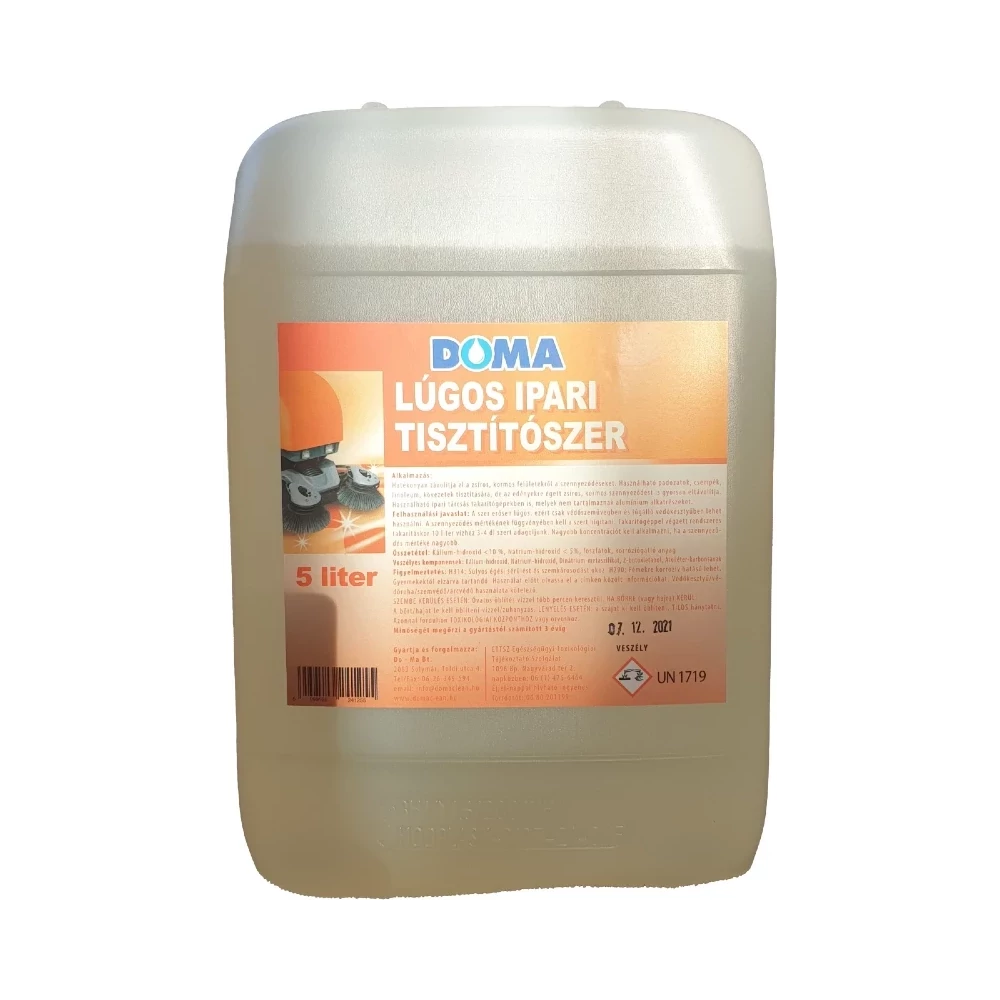 Ipari lúgos tisztítószer 5 liter Doma