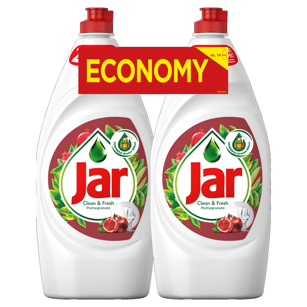 Mosogatószer 2 x 900 ml kézi duopack Jar Gránátalma