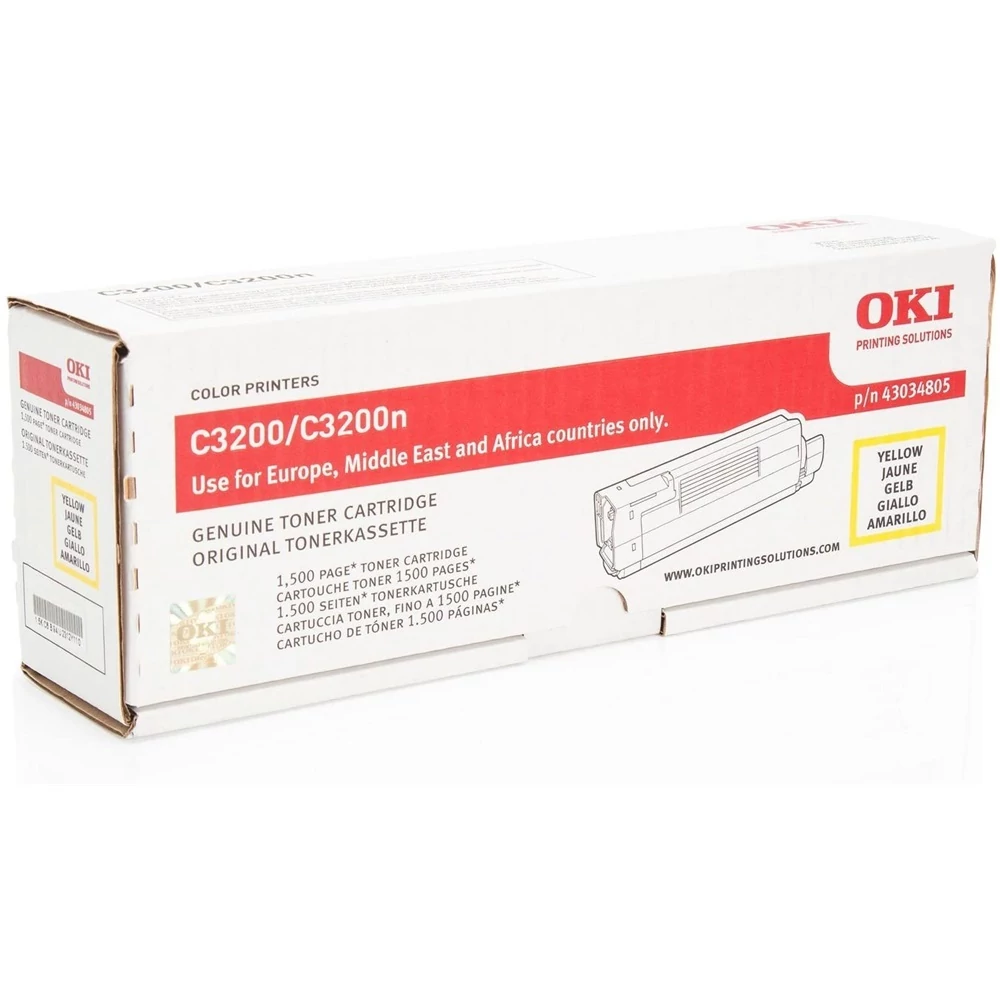 Oki C3200 toner yellow ORIGINAL leértékelt