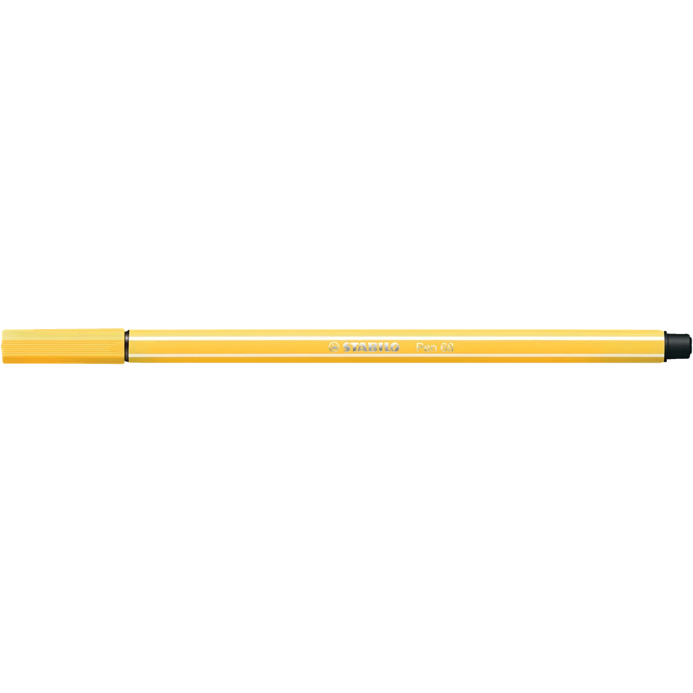 Rostirón, filctoll 1mm, M STABILO Pen 68 sárga