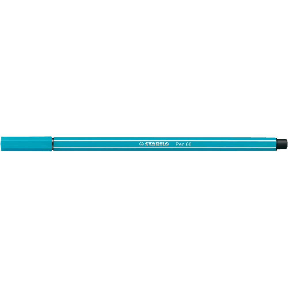 Rostirón, filctoll 1mm, M STABILO Pen 68 világoskék