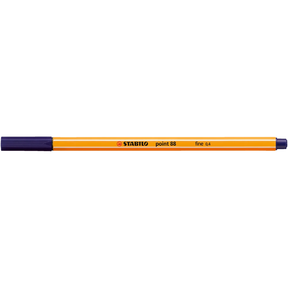 Rostirón, tűfilc 0,4mm, STABILO Point 88 éj kék