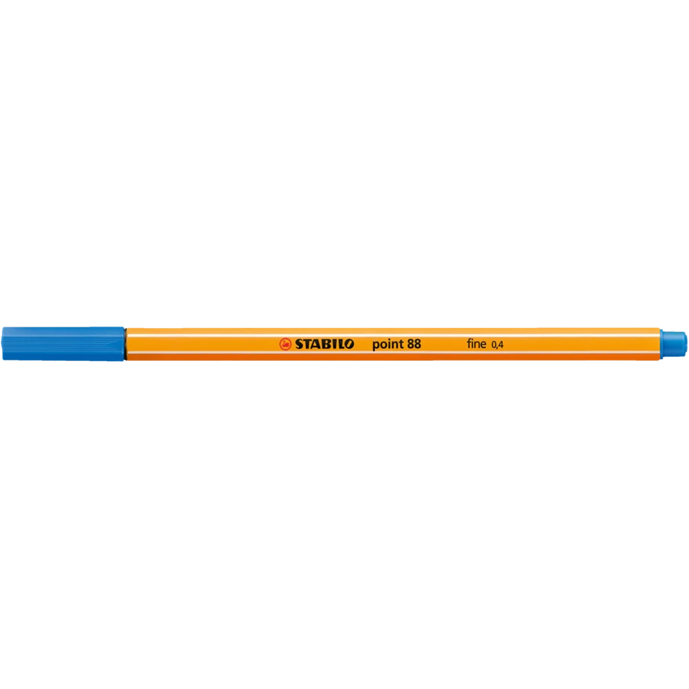 Rostirón, tűfilc 0,4mm, STABILO Point 88 ultramarin kék