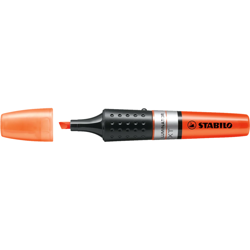 Szövegkiemelő 2-5mm, hengeres test Stabilo Luminator narancs