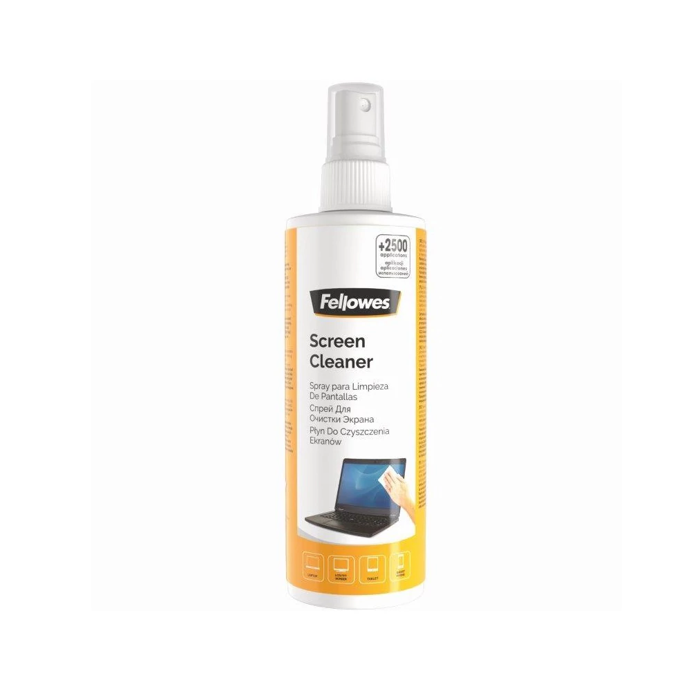 Tisztítófolyadék, képernyőhöz, pumpás, 250 ml, Fellowes®