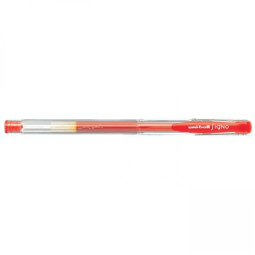 Zseléstoll 0,5mm, Uni UM-100, írásszín piros
