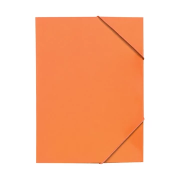 Gumis mappa A4, 300g. karton sarok gumírozással Bluering®, narancs