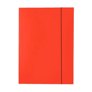 Gumis mappa A4, karton 15mm, Esselte Economy piros