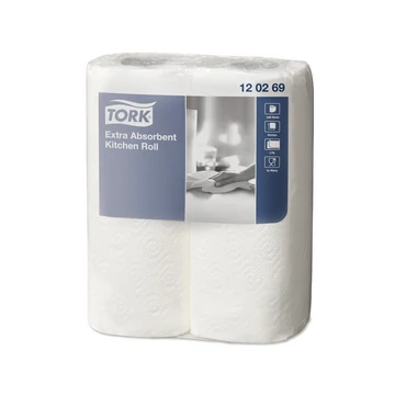 Háztartási papírtörlő kéztörlő 2 rétegű 2 tekercs/csomag 64 lap/tekercs ExtraTork_120269