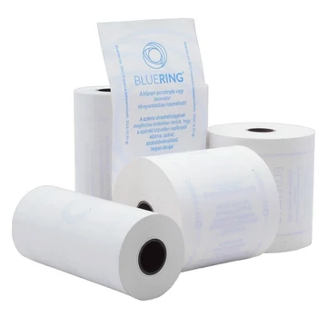 Hőpapír 37 mm széles, 30fm hosszú, cséve 12mm, 10 tekercs/csomag, ( 37/50 ) BPA mentes Bluering®