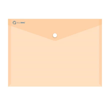 Irattartó tasak A4, PP patentos Bluering® transzparens narancs