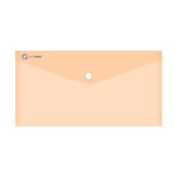 Irattartó tasak DL `csekk` patentos PP Bluering® transzparens narancs