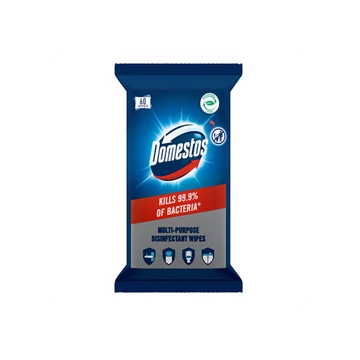 Nedves törlőkendő fertőtlenítő hatással 60 lap/csomag Domestos Óceán