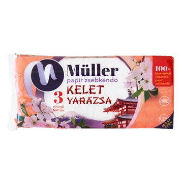Papírzsebkendő 3 rétegű 100 db/csomag Kelet Varázsa