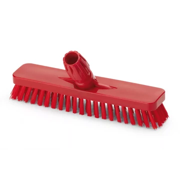 Súrolókefe fej műanyag 30 cm széles nyelezhető 0,75 mm Aricasa/Igeax piros_1016RT