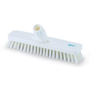 Súrolókefe fej műanyag 30 cm széles nyelezhető 0,75 mm Aricasa/Igeax fehér_1016WT