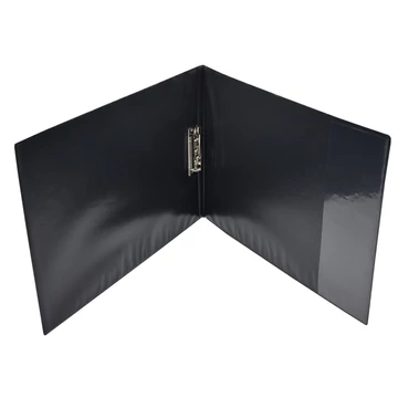 Villámzáras mappa A3, fekvő műanyag, Bluering®, fekete