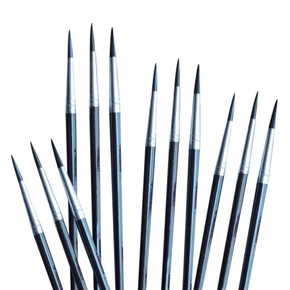 Ecset 8-as festett fa nyéllel 12 db/doboz Educa Ecset 8-as festett fa nyéllel 12 db/doboz Educa