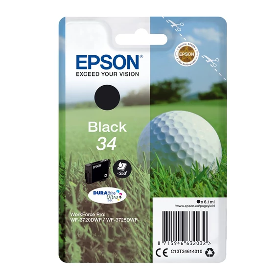 Epson T3461 tintapatron black ORIGINAL