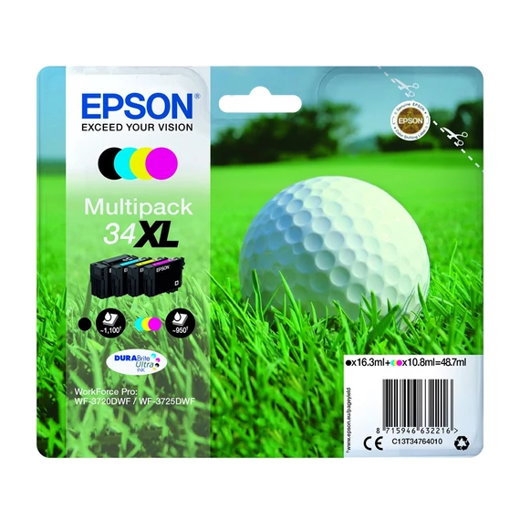 Epson T3476XL tintapatron multipack ORIGINAL Epson T3476XL tintapatron multipack ORIGINAL