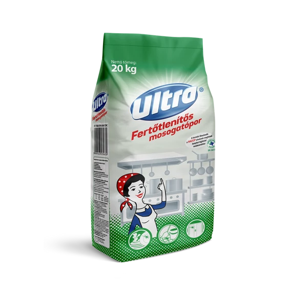 Mosogatópor fertőtlenítő hatással zsákos 20 kg Ultra