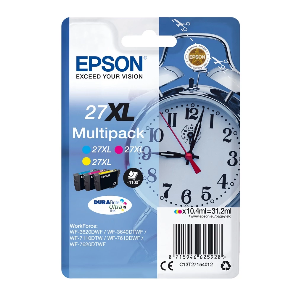 Epson T2715 tintapatron CMY multipack ORIGINAL