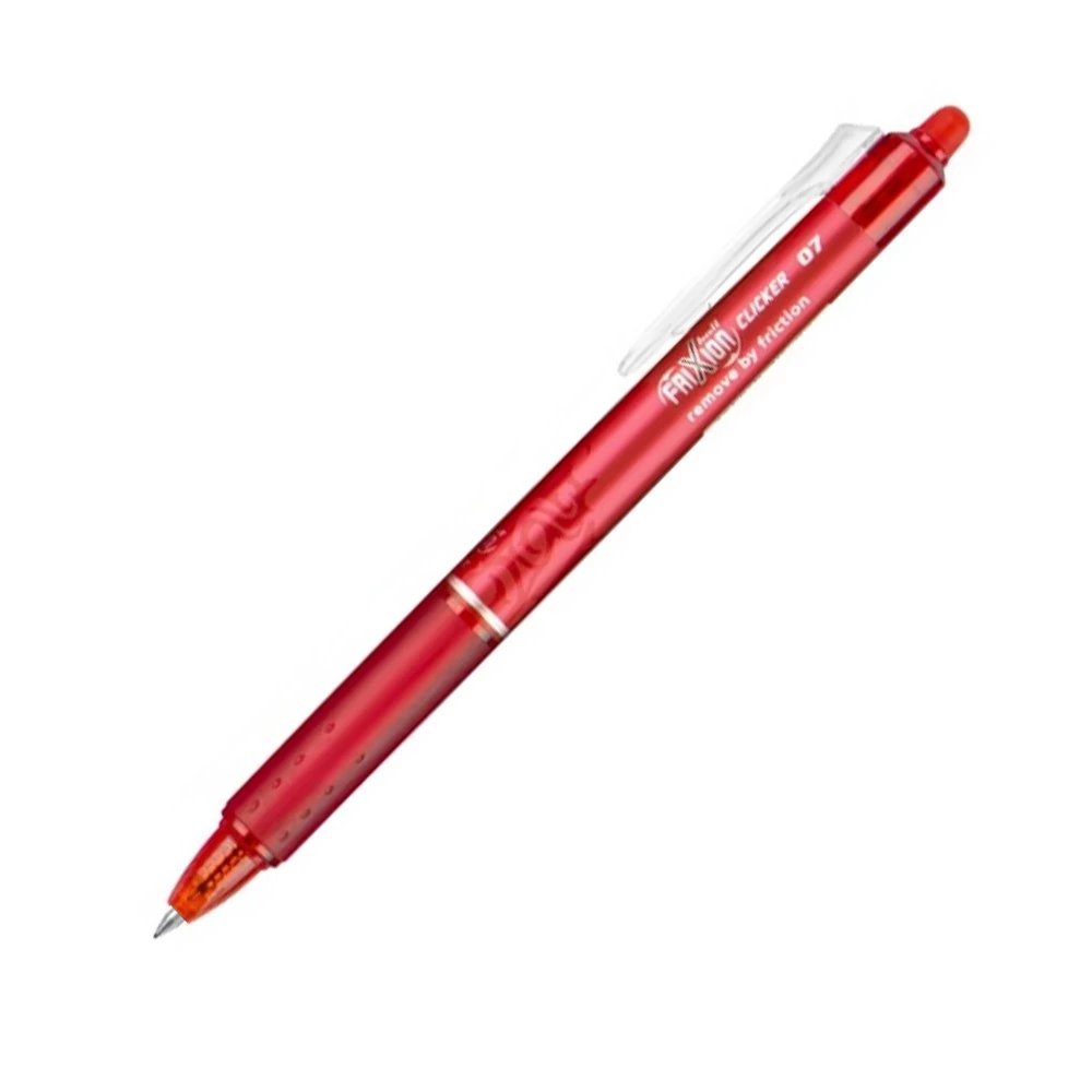 Rollertoll 0,7mm, törölhető Pilot Frixion Clicker, írásszín piros